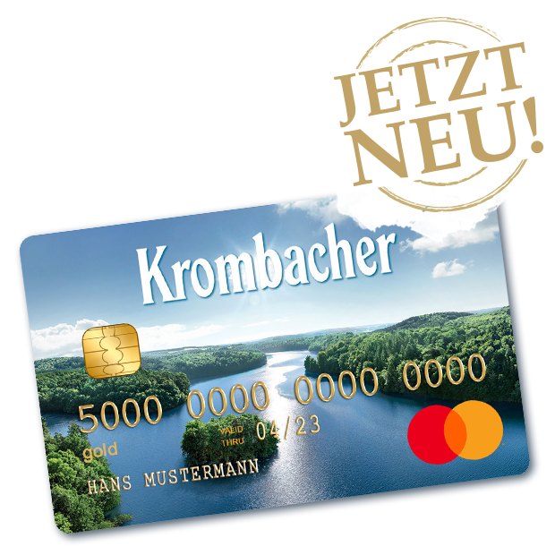 Krombacher Mastercard Gold | Krombacher Freunde